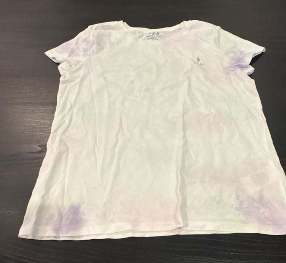 Polo Ralph Lauren Tie-Dye Paint-Splatter T-Shirt kids XL 16 year NEW